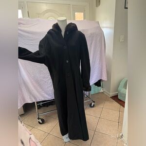 Liz Claiborne Black Trench Coat